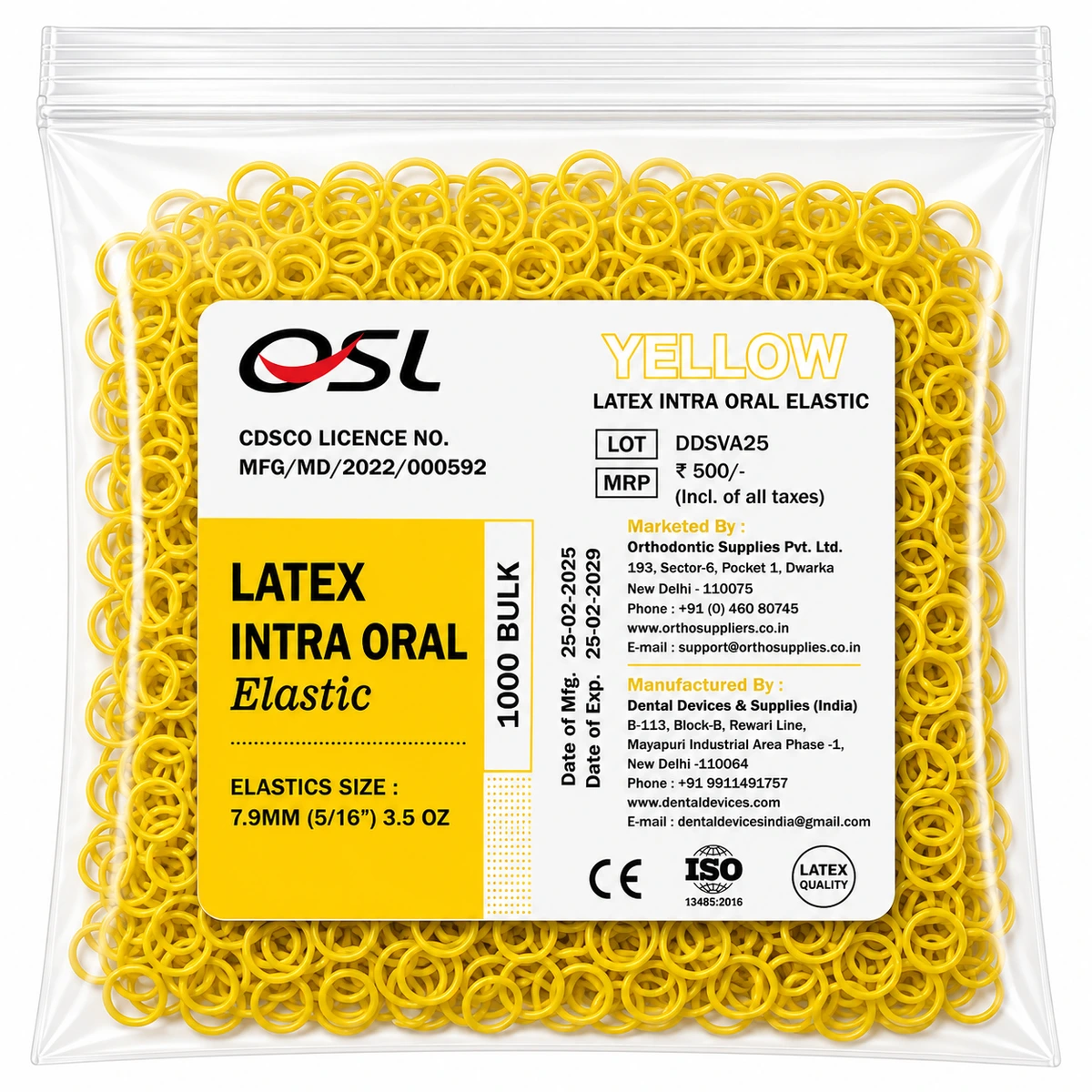 OSL Orthodontic Intraoral Elastics