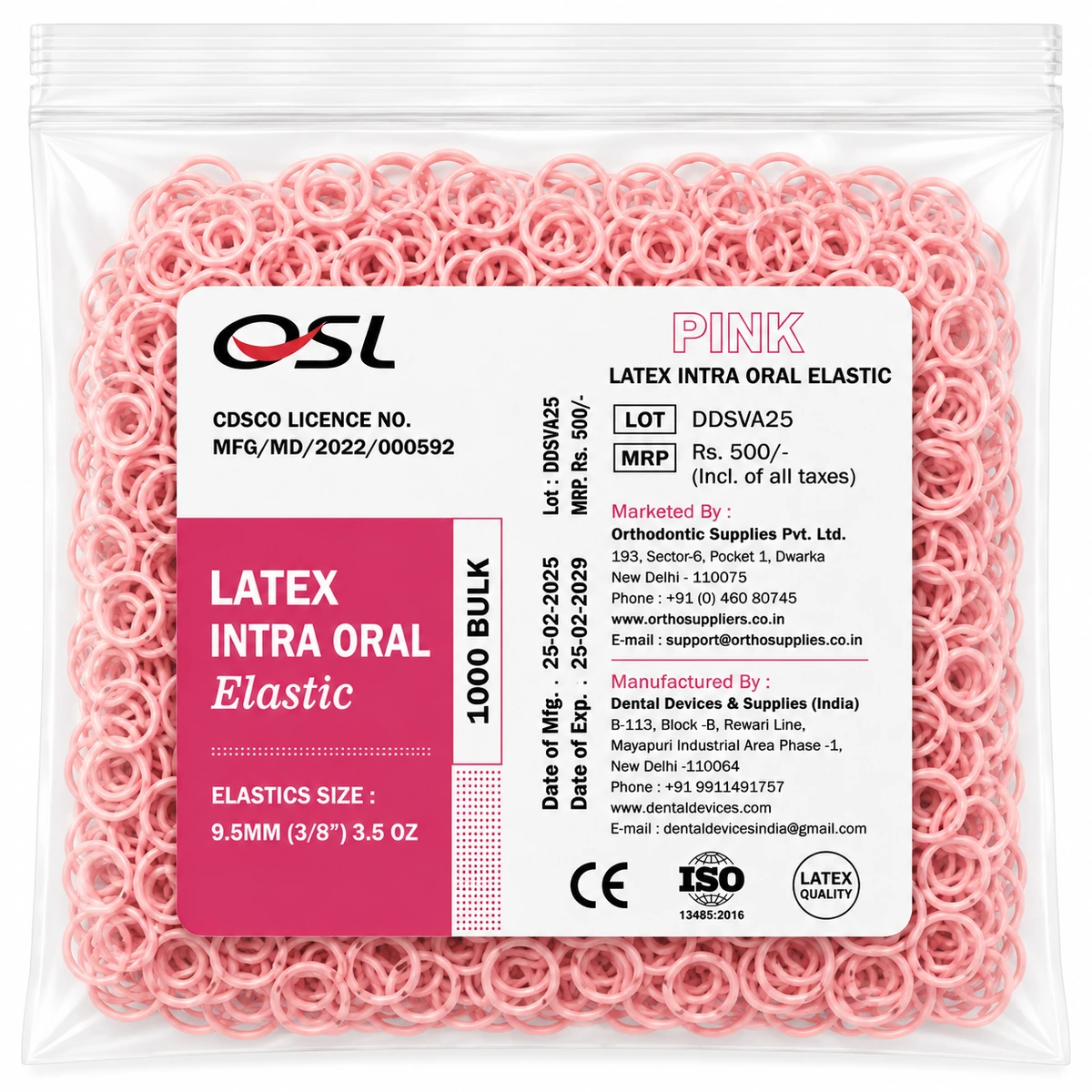 OSL Orthodontic Intraoral Elastics