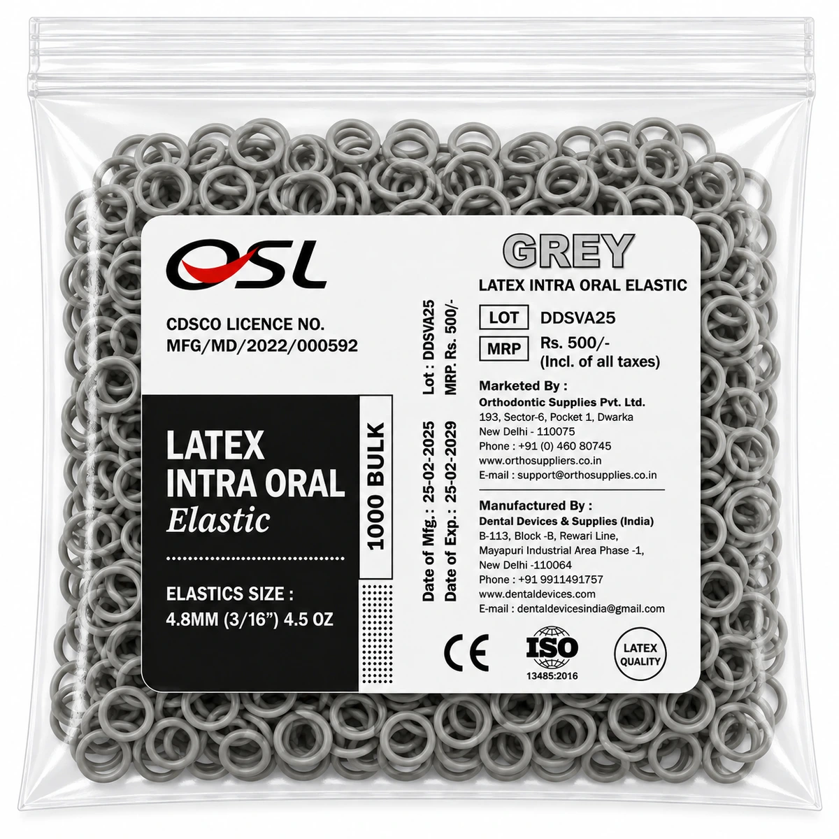 OSL Orthodontic Intraoral Elastics