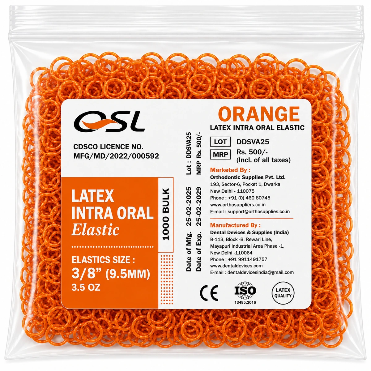 OSL Orthodontic Intraoral Elastics