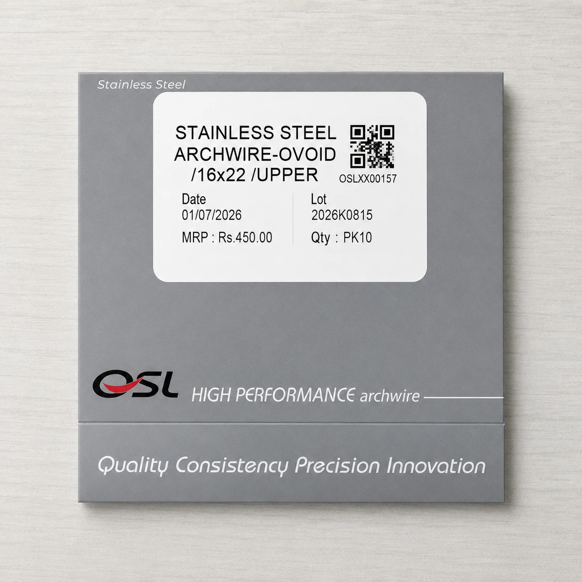 OSL SS-Stainless Steel Ovoid Rectangular- 16x22 Upper (Pack of 10)