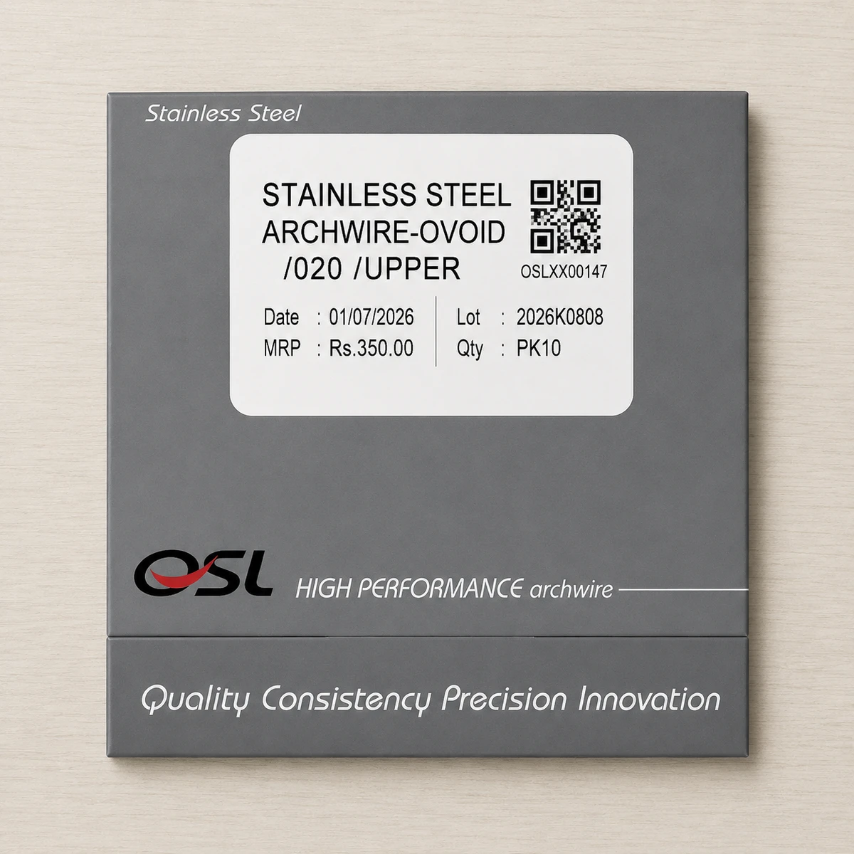 OSL SS-Stainless Steel Ovoid Round- 020 Upper (Pack of 10)