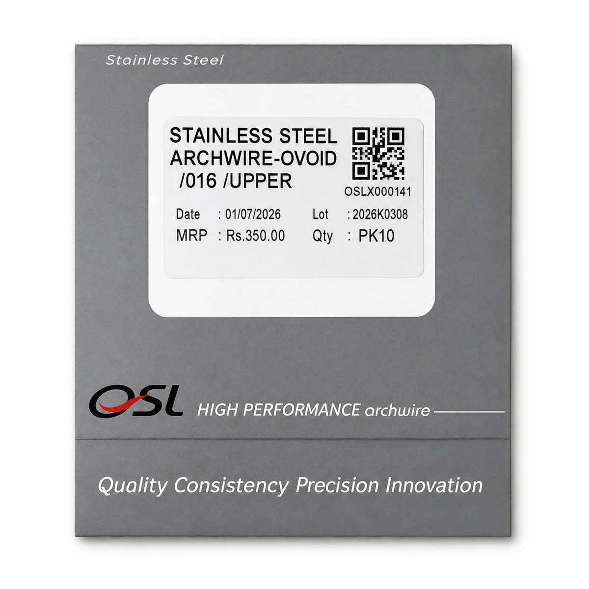 OSL SS-Stainless Steel Ovoid Round- 016 Upper (Pack of 10)